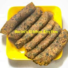 A picture of Methi paratha.