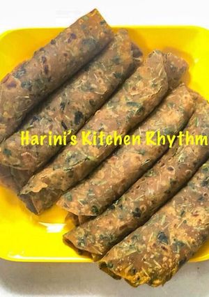 A picture of Methi paratha.