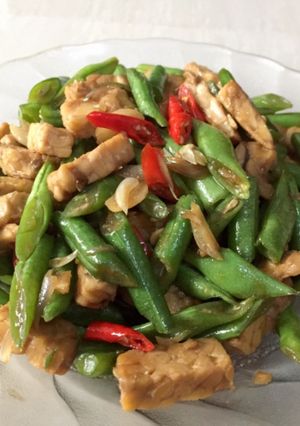 Foto resep Tempe Buncis Saus Tiram