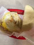 Daddies too early in the morning fried egg wraps