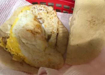 Easiest Way to Recipe Yummy Daddies too early in the morning fried egg wraps