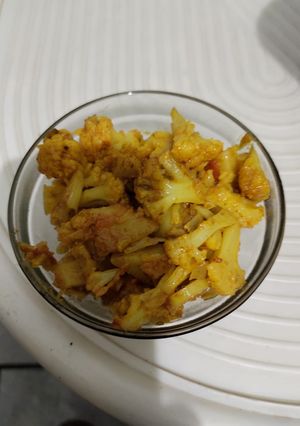 A picture of Aloo gobhi veg.