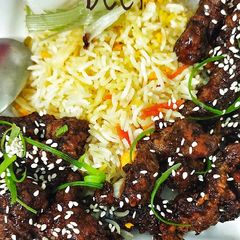 A picture of Crispy dry beef.