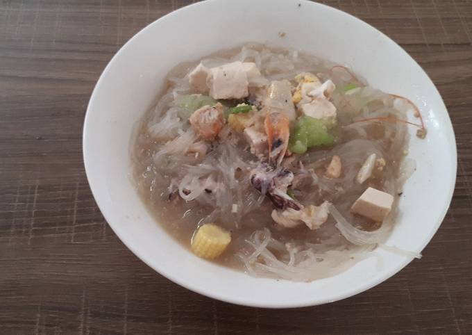 Resep: Kuah Soun Seafood Irit Untuk Jualan