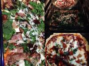 Una foto de masa para pizza con harina de maíz