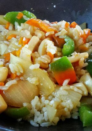 Foto principal de Arroz con sepia y verduras