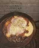 Pollo deshuesado a la pizza (al disco)