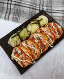 Trứng cuộn ức gà hấp healthy