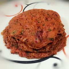 A picture of Vegetable Oats pancake/ chilla.