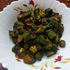 Crispy Bhindi fry A picture of Crispy Bhindi fry.