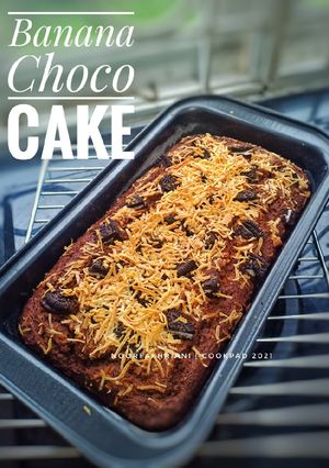 Foto resep Banana Choco Cake (bolu pisang coklat)