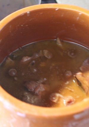 Una foto de Costillas a la cerveza negra