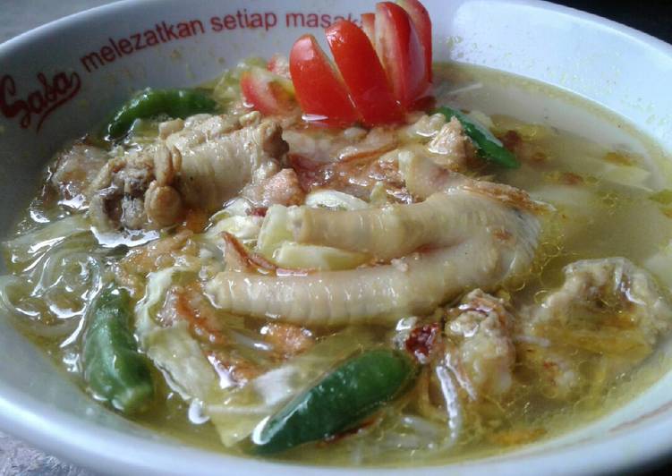 Langkah Mudah Menyiapkan Soto ayam ala ala 😊 Yang Lezat Sekali