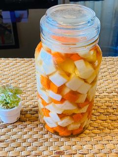 รูปของ หัวไชเท้าดองหวานสไตล์เกาหลี🥕