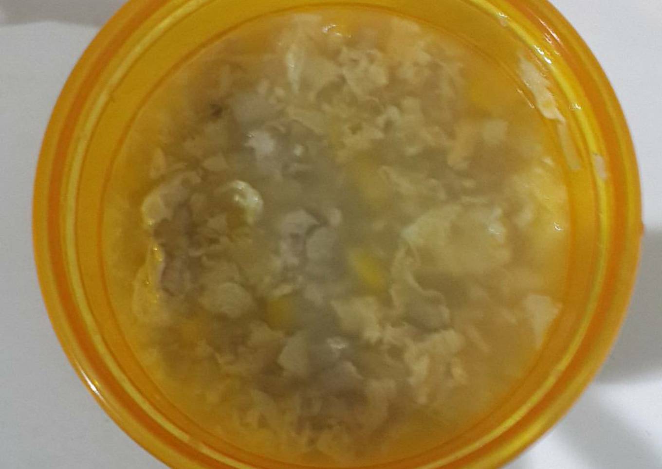 Sup Jagung ayam ala mama owen