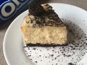 Una foto de cheesecake oreo