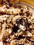Seppie al forno con pop-corn