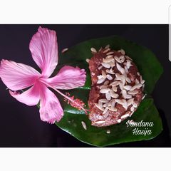 A picture of Rose Petal Jam Gulkand Flavoured With Bottle Gourd Fudge Lauki /Dudhi Ki Mithai.