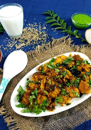 A picture of Lauki dhokla.