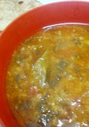 A picture of Dal Palak.