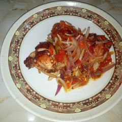 A picture of Pepper chiken.