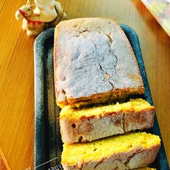 A picture of Mango Loaf cake.
