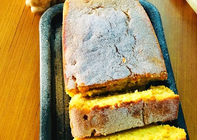 Recipe of Super Quick Mango Loaf cake
