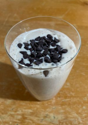 Foto di Frullato con yogurt vegano
