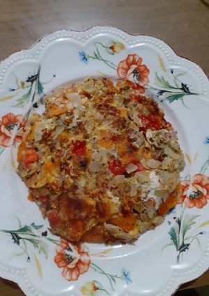 Una foto de Tortilla de calabaza 😋