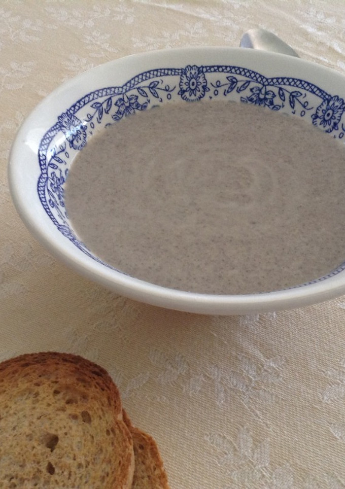 Una foto de Crema de champiñones