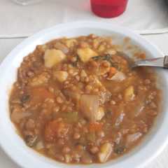 Una foto de Guiso de lentejas