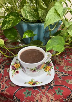 عکسی از دستور شیر شکلاتی