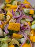 Mango avocado salad