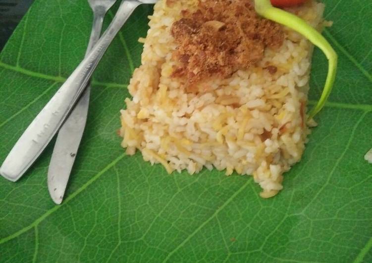 Resep Nasi goreng abon sederhana #maree Anti Gagal