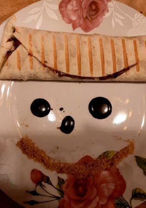 Φωτογραφία της συνταγής Choco banana roll
