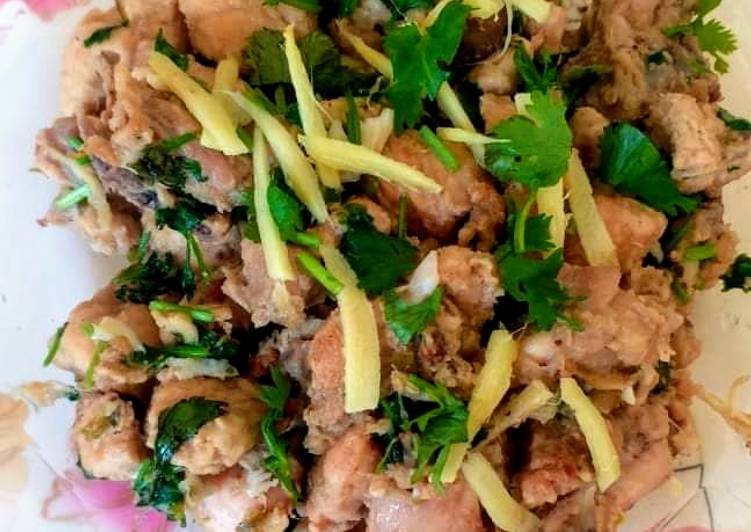 Recipe of Super Quick Homemade White Chicken Karahi