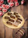 رول البسكوت والتمر 😋