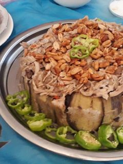صورة لوصفة مقلوبة باذنجان