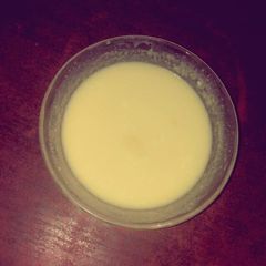 A picture of Home made condensed milk.