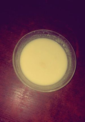 A picture of Home made condensed milk.