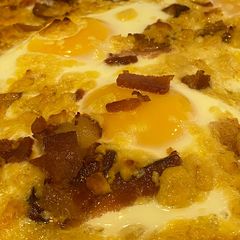 A picture of Bacon Egg Tart 🍳🥓.