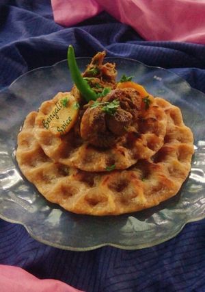 A picture of Rajasthani Khoba Roti 🍴🍳.