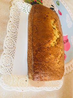 Una foto de Budín de banana y dulce de leche