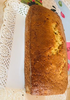 Una foto de Budín de banana y dulce de leche