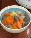 懶人電鍋料理-牛肉湯