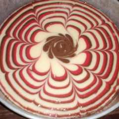 A picture of Zebra cake.