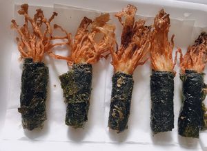 Hình của món Mực chiên giòn chay.