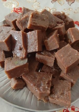 A picture of Singhara halwa - Janmashtami special.
