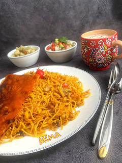 عکسی از دستور تهدیگ نان سنگک