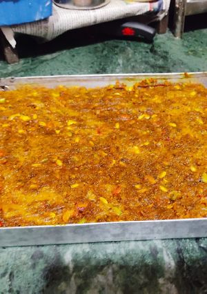A picture of Raw Turmeric burfi.